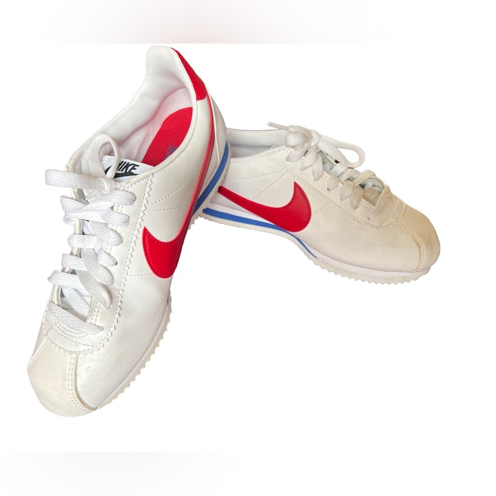 EUC Nike Cortez Women’s White Red Size 7
